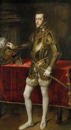 Philippe II King of the Spanish Empire (1555-1598) Marque-Page
