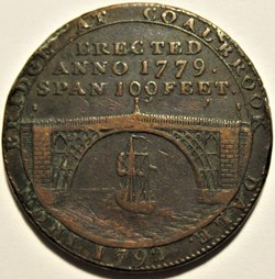 1794 HalfPenny – Coalbrook Dale, Ketley Token - Shropshire, England