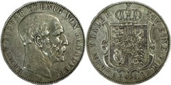 Ernest August I - 1 Thaler 1849 - Kingdom of Hannover