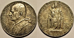 Pio XI, Papa - 10 Lire, Jubilee 1933-1934, Regina Pacis - Vaticano