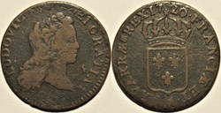 Louis XV - Demi-Sol de 6 Deniers 1720 Metz