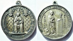 Association des Mères Catholiques - Médaillion par L. Penin ca.1868