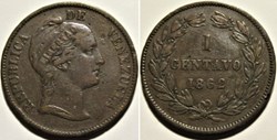 Venezuela - 1 Centavo 1862