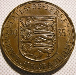 George V - 1/12 Shilling 1935 - Jersey