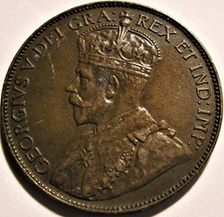 George V - One Cent 1929 Newfoundland