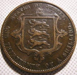 Victoria - 1/13 Shilling 1866 - Jersey