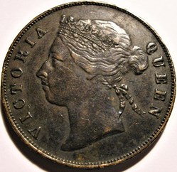 Victoria - Five Cents 1897 - Mauritius Island