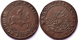 1638 Token of Brussels, Agitata resurgo - Philip IV of Spain