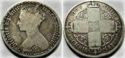 Victoria - One Florin 1873 - Kingdom of Great Britain