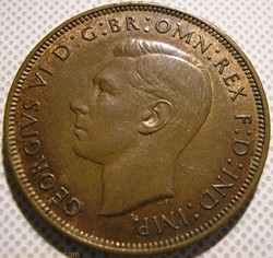 George VI - One Penny 1947 - UK