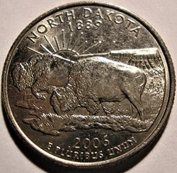 2006 D Quarter Dollar - North Dakota State