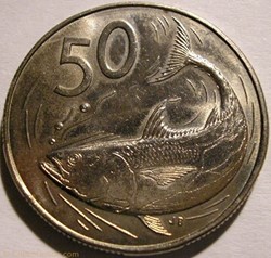 Elizabeth II - 50 Cents 1973 - Cook Islands