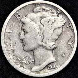 1924 Denver Dime