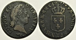 Louis XV - 1/2 Sol à l'écu de Besançon 1771