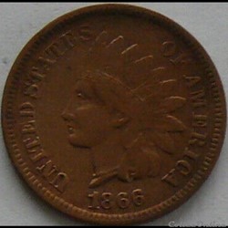 1866 One Cent