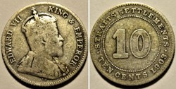 Edward VII - 10 Cents 1903 - Straits Settlements