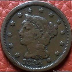1844 One Cent