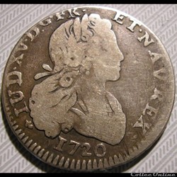 Louis XV - Petit Louis 1720 La Rochelle