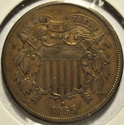 1865 Two Cents