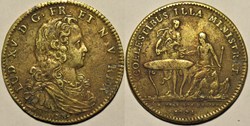 Louis XV - 1721 Jeton, Chambre aux Deniers
