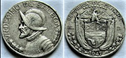 Panama - Decimo, 1/10 Balboa 1947