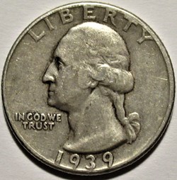 1939 Quarter Dollar