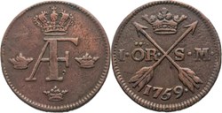 Sweden, King Adolf Fredrik - 1 Öre 1759