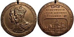 George V & Mary - 1911 Coronation Medal, Handsworth, UK