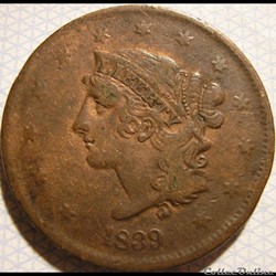 1839 One Cent