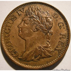 George IV - Half Penny 1823 Ireland