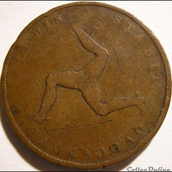 Victoria - 1 Penny 1839 - Isle of Man