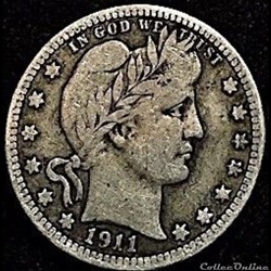 1911 Quarter Dollar