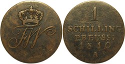 Friedrich Wilhelm III - 1 Schilling 1810, Berlin