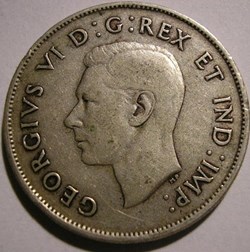 George VI - 50 Cents 1943