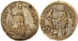 Minerva; Cephalus & Procris - Rechenpfennig Nürnberg, 1600'