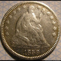 1858 Half Dime