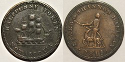 Nova Scotia 1815 HalfPenny - Starr & Shannon Token