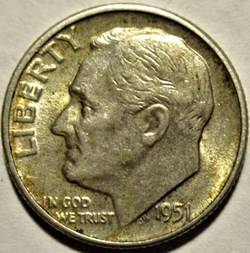 1951 Dime