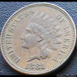 1881 One Cent '(ex.3)