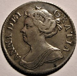 Anne - 6 Pence, 1711 - Kingdom of Great Britain and Ireland