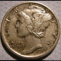 1919 San Francisco Dime