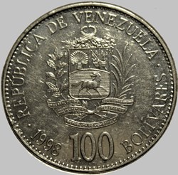 Venezuela - 100 Bolívares 1998