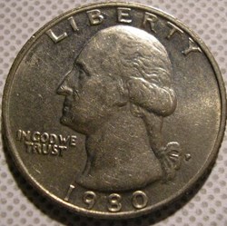 1980 P Quarter Dollar