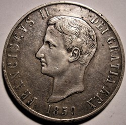 1859 Royaume de Naples, 120 Grana - Francesco II