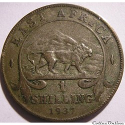 George VI - 1 Shilling 1937 - East Africa