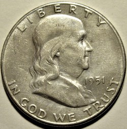 1951 San Francisco Half $ - Doubling & Repunched