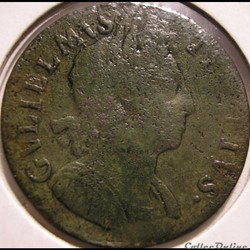 William III - HalfPenny 1698 Kingdom of England