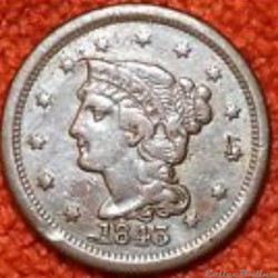 1843 One Cent