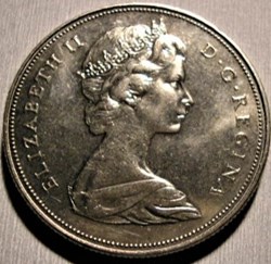 Elizabeth II - 1 Dollar 1968 (ex.2)