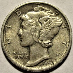 1943 Dime - Doubling Date